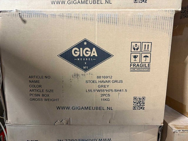 60x giga haver / hammer eetkamerstoelen nieuw. - afbeelding 4 van  8