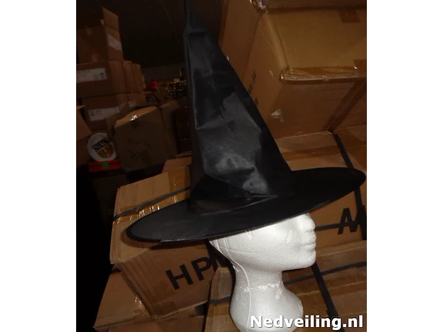 60x heksenhoed voor halloween - afbeelding 1 van  3