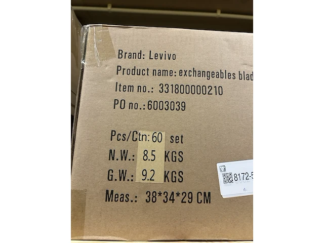60x uitbreidingsset voor kaasrasp 4-delig levivo - afbeelding 5 van  5