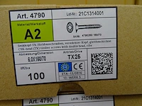 6.0x160/70 - rvs schroef (63x) - afbeelding 2 van  3