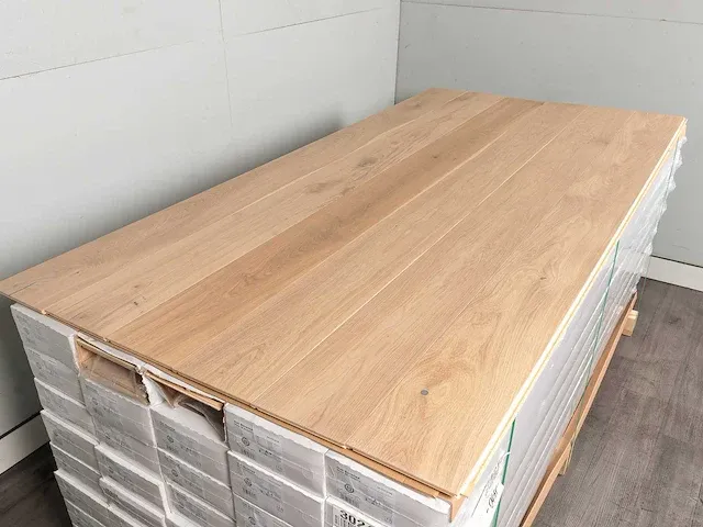 63 m2 multiplank xl eiken parket - 2200 x 180 x 14 mm - afbeelding 2 van  4