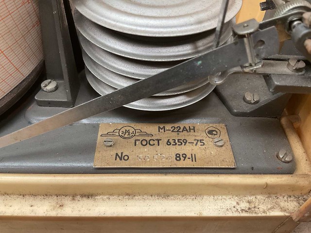 6359-75 vintage marine barograph - afbeelding 5 van  7