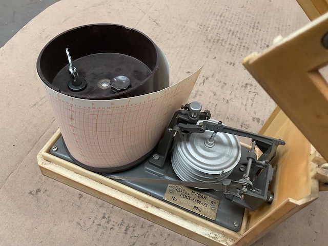 6359-75 vintage marine barograph - afbeelding 6 van  7