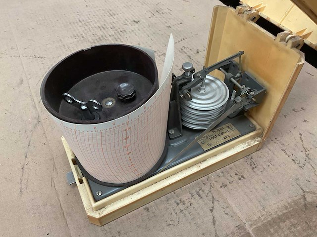 6359-75 vintage marine barograph - afbeelding 7 van  7
