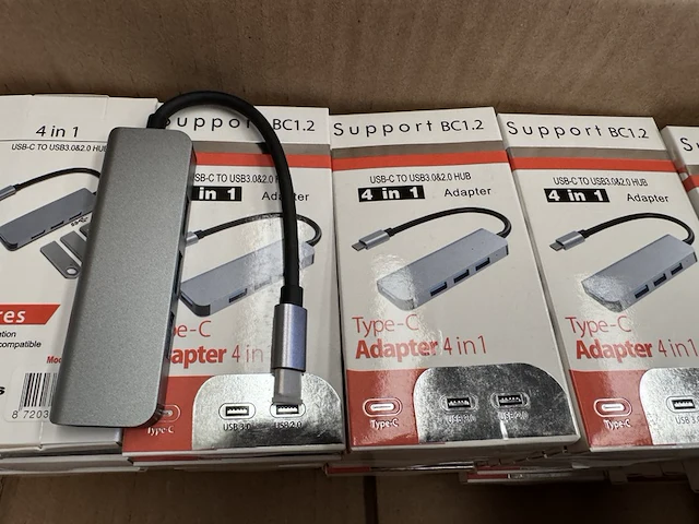 64x 4-in-1 adapter usb-c - afbeelding 2 van  5