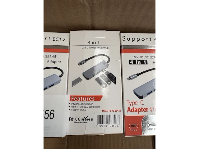 64x 4-in-1 adapter usb-c - afbeelding 4 van  5