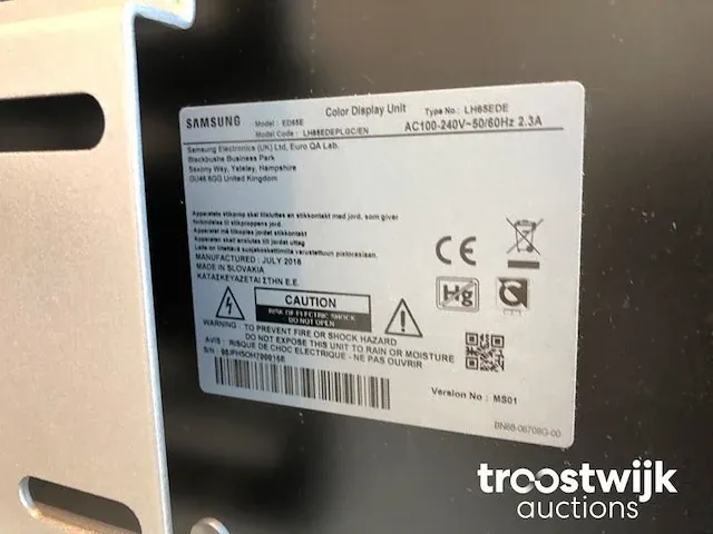 65" color display met verrijdbaar statief - afbeelding 5 van  12