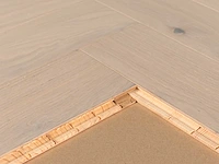 65 m2 parket eiken visgraat - 660 x 110 x 14 mm - afbeelding 2 van  4