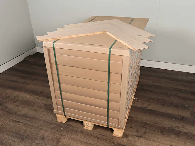 65 m2 parket eiken visgraat - 660 x 110 x 14 mm - afbeelding 4 van  4