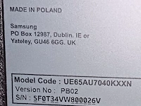 65" televisie met kapotte beeeldscherm samsung , ue65au7040k, bouwjaar 2023 - afbeelding 4 van  7