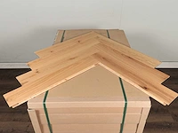 67 m2 parket eiken visgraat - 725 x 130 x 14 mm - afbeelding 3 van  4