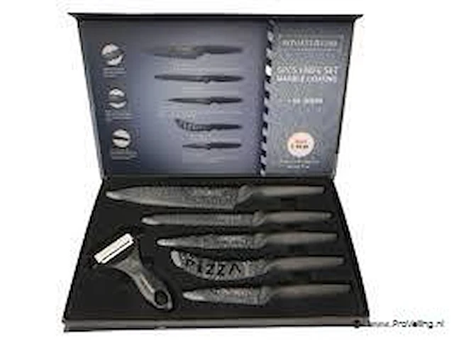 6delige keukenmes set - afbeelding 2 van  2
