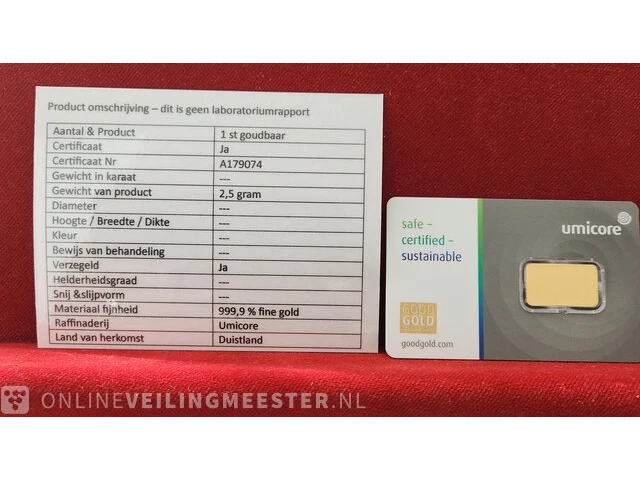 6x 2 stuks edelmetaal en 4 stuks edelstenen - afbeelding 68 van  69