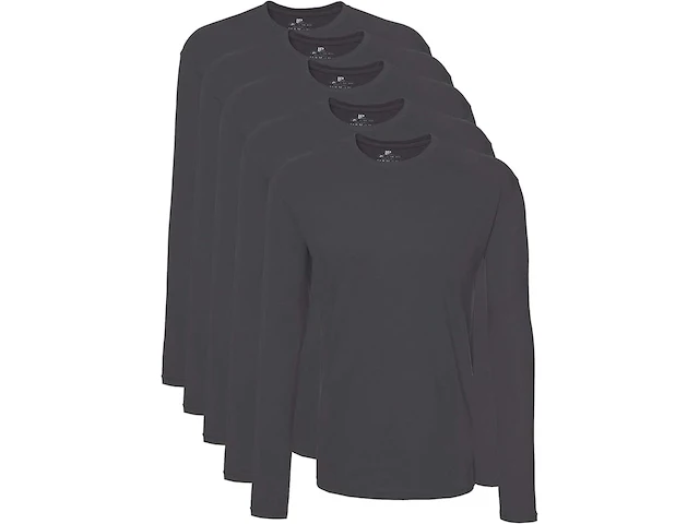 6x 5-pak heren shirt met lange mouwen maat xl lower east - afbeelding 1 van  2