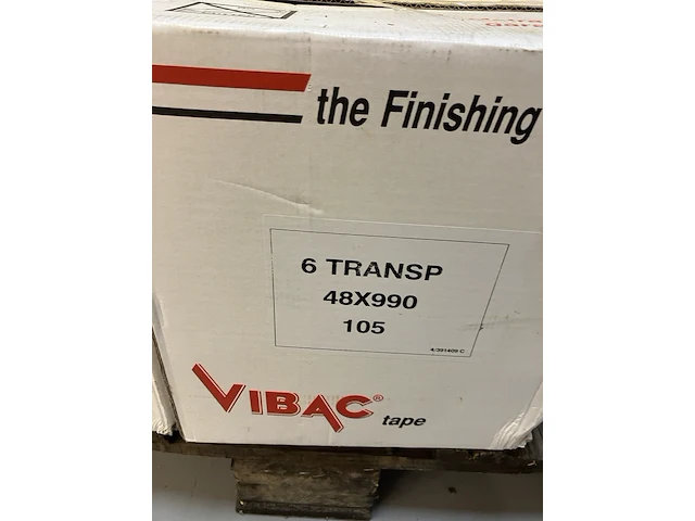 6x 9 rollen vibac taperol transparant 48 x 990 - afbeelding 2 van  3