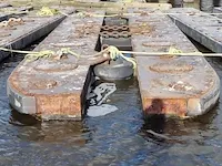 6x aanmeer catamaran/ponton met stootrand - afbeelding 4 van  12