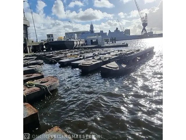 6x aanmeer catamaran/ponton met stootrand - afbeelding 9 van  15