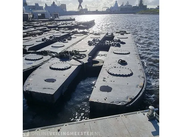 6x aanmeer catamaran/ponton met stootrand - afbeelding 12 van  15