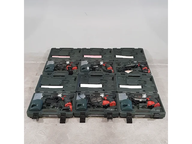 6x accu boormachine metabo, o.a. powermaxx 12 - afbeelding 1 van  9