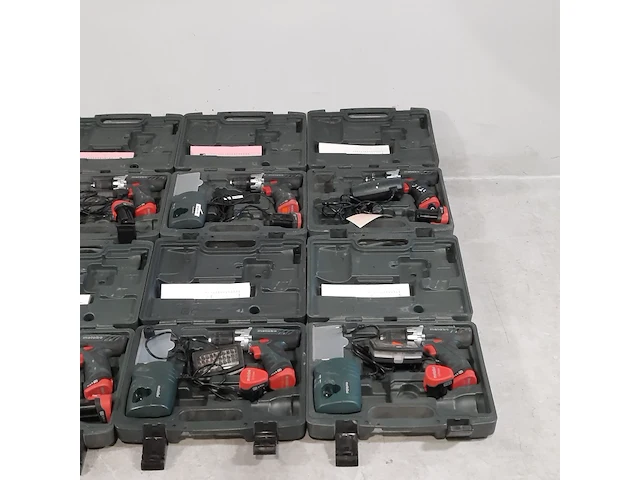 6x accu boormachine metabo, o.a. powermaxx 12 - afbeelding 2 van  9
