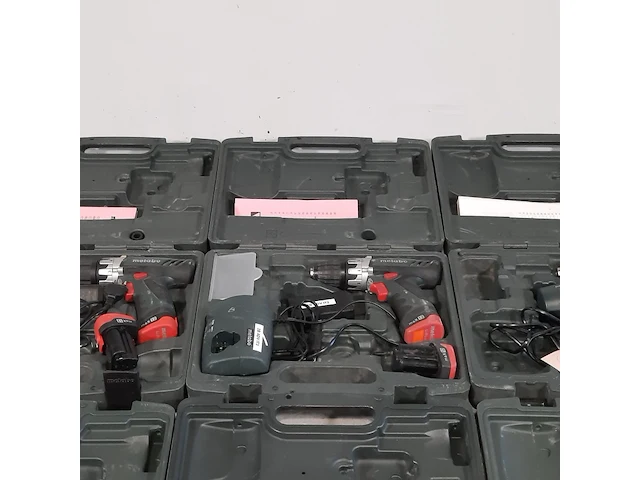 6x accu boormachine metabo, o.a. powermaxx 12 - afbeelding 4 van  9