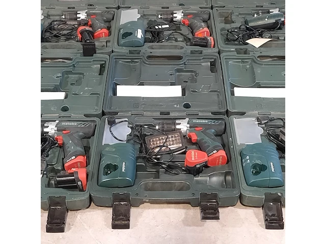 6x accu boormachine metabo, o.a. powermaxx 12 - afbeelding 7 van  9