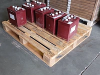 6x accu, trojan, t-145, 6 volt - afbeelding 1 van  8
