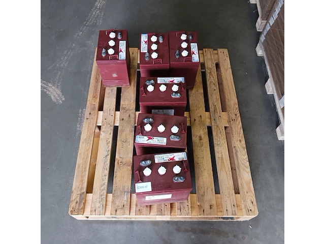 6x accu, trojan, t-145, 6 volt - afbeelding 2 van  8