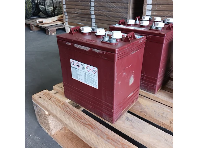 6x accu, trojan, t-145, 6 volt - afbeelding 3 van  8