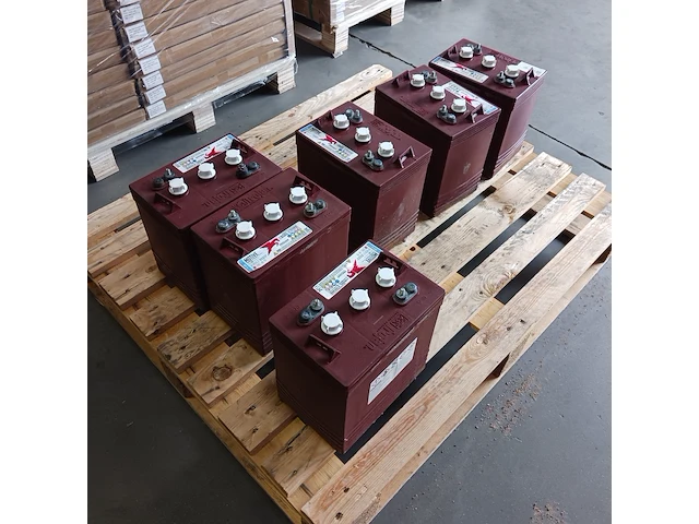 6x accu, trojan, t-145, 6 volt - afbeelding 5 van  8