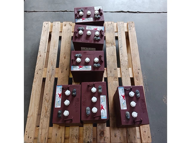 6x accu, trojan, t-145, 6 volt - afbeelding 6 van  8