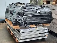 6x aluminium werkblad en 6x steun - afbeelding 1 van  5