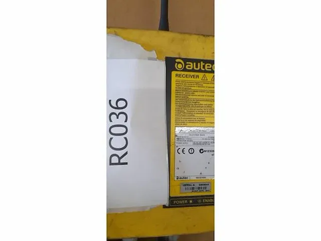 6x autec radiobesturingen t.b.v. bovenloopkranen / takels - afbeelding 8 van  18