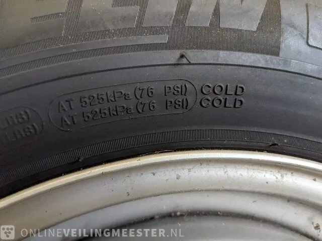 6x band met velg michelin, agilis 195/75 r16c - afbeelding 19 van  19
