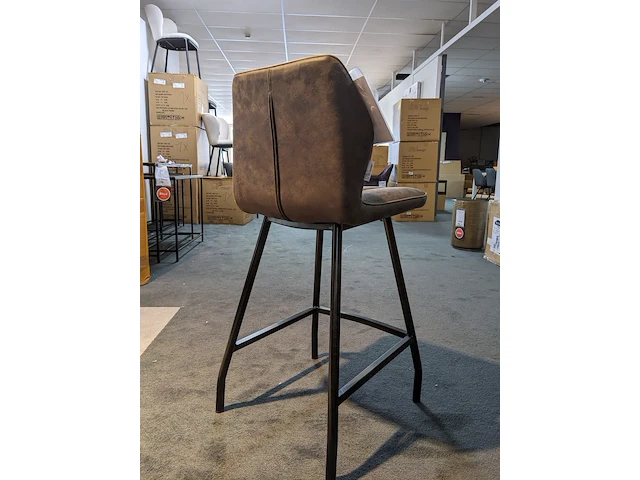 6x barstoel rv design, gino - gina, antraciet - afbeelding 4 van  9