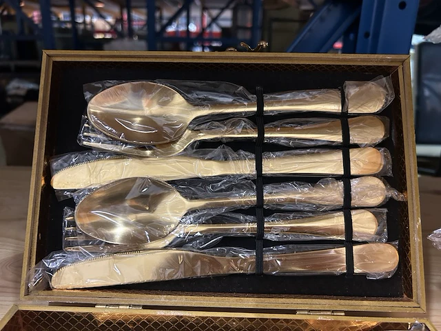 6x bestekset 12-delig in koffer - afbeelding 2 van  4
