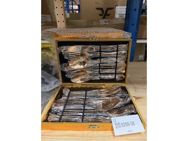 6x bestekset 12-delig in koffer - afbeelding 1 van  3