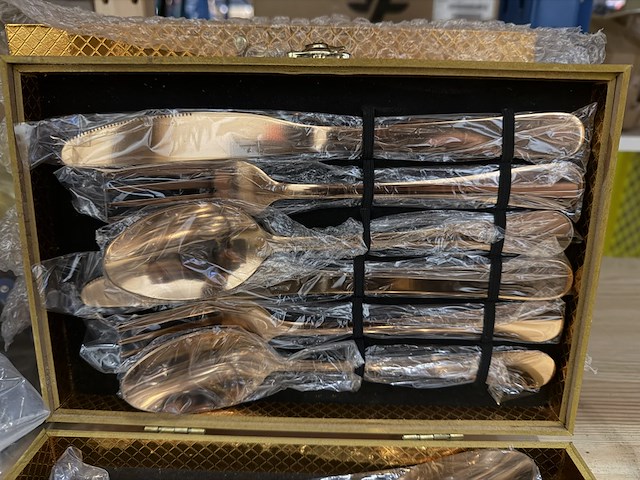 6x bestekset 12-delig in koffer - afbeelding 3 van  3