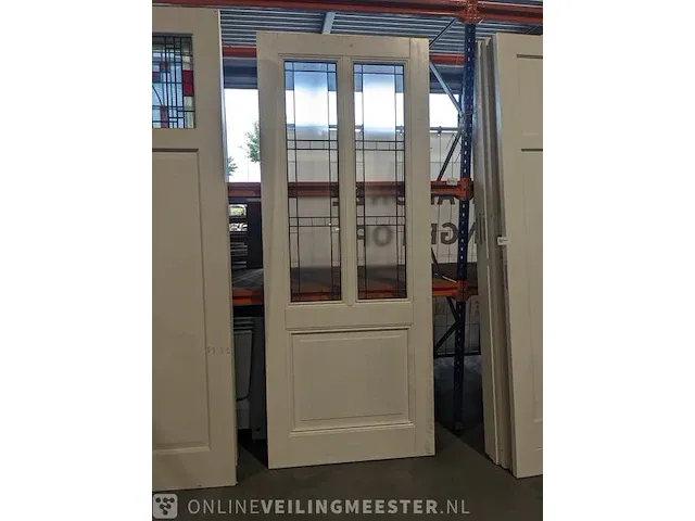 6x binnendeur met glas in lood - afbeelding 4 van  15