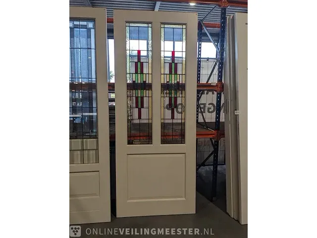 6x binnendeur met glas in lood - afbeelding 11 van  15