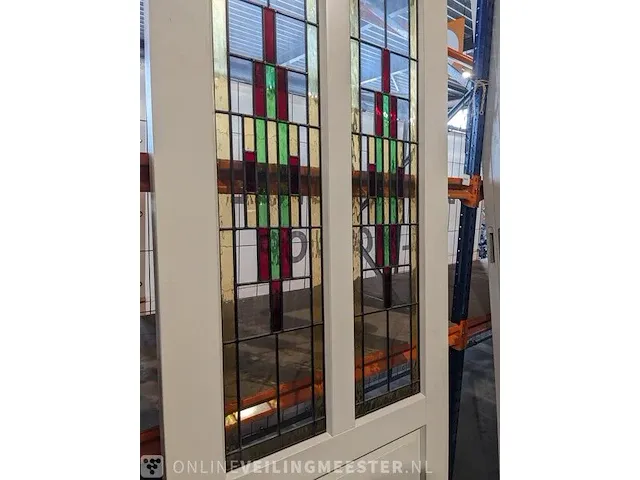 6x binnendeur met glas in lood - afbeelding 12 van  15
