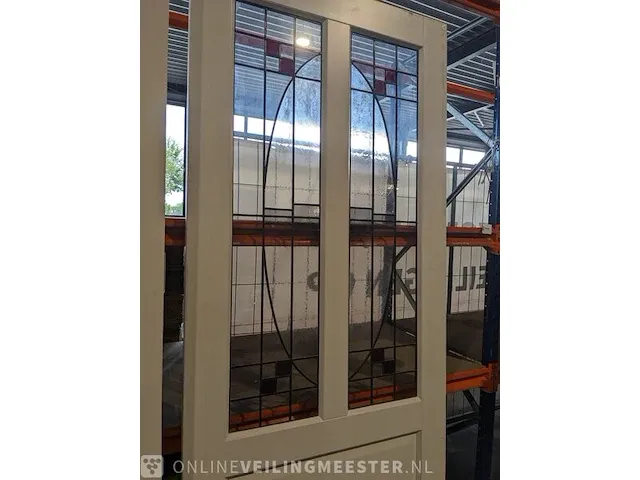 6x binnendeur met glas in lood - afbeelding 14 van  15