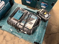 6x bouwgereedschap, 1x 18v accu, 1x lader, m-boxen makita, 2x djv182zj, 2x dhr242zjv, 1x dhs630zj, 1x dga504zj - afbeelding 4 van  5