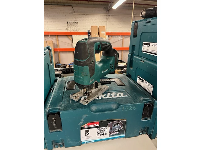 6x bouwgereedschap, 1x 18v accu, 1x lader, m-boxen, makita - afbeelding 6 van  11
