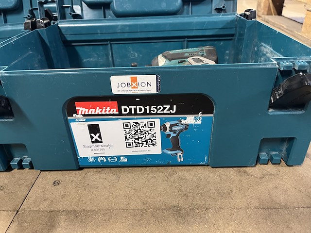 6x bouwgereedschap in m-box (6x slagschroevendraaier) makita, dtd152zj - afbeelding 2 van  9