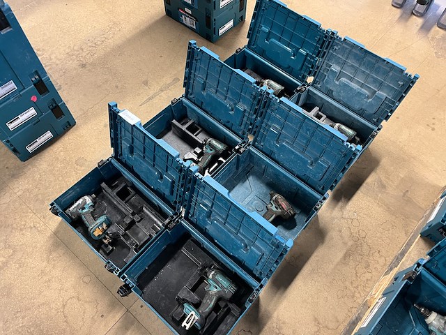 6x bouwgereedschap in m-box (6x slagschroevendraaier) makita, dtd152zj - afbeelding 9 van  9