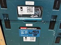 6x bouwgereedschap in m-box, makita, 3x ddf484zj, 1x dhr242zjv, 1x djv182zj, 1x dhs630zj - afbeelding 4 van  5