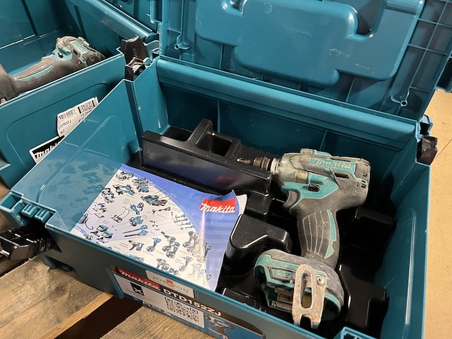 6x bouwgereedschap in m-box makita, dtd152zj, dtd153zj, dtw285zj - afbeelding 4 van  5
