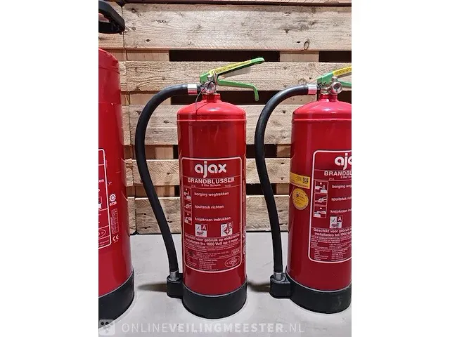 6x brandblusser oa. ajax - afbeelding 4 van  7