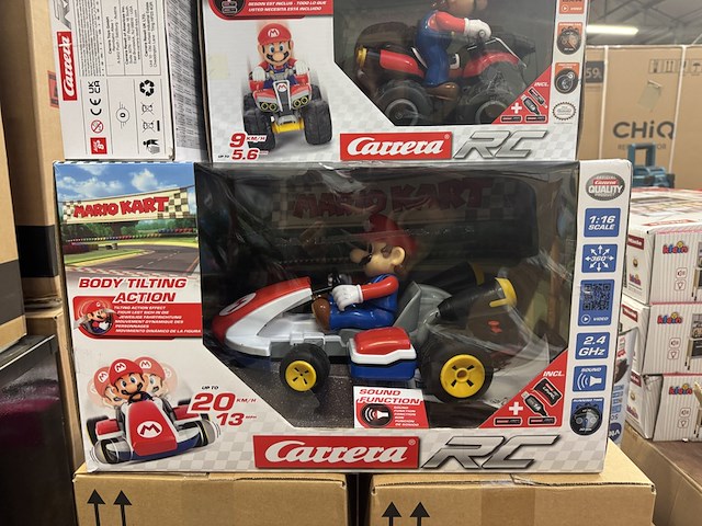 6x carrera mario kart rc auto's en toebehoren - afbeelding 2 van  8